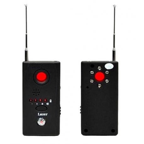 Slaptų kamerų ir pasiklausymo įrangos detektorius