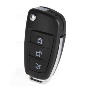 Slapta kamera FULL HD užmaskuota automobiliniame rakte