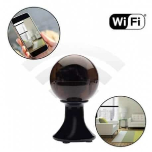 Slapta kamera WIFI " krištolinis rutulys " 360° sukasi objektyvas